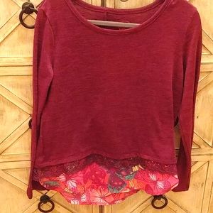Girls layered sweater. Brand new w/o tags!